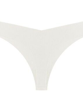 Seamless thong, M, White
